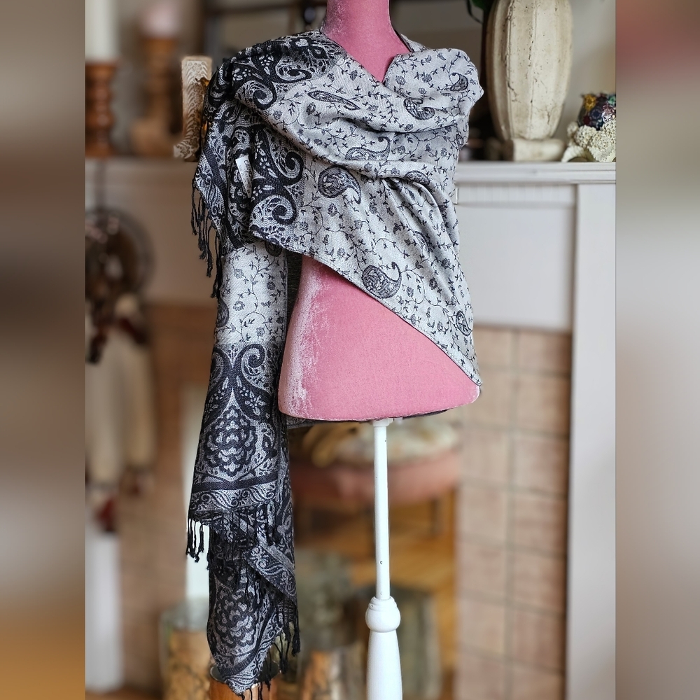 Cashmere shawl.
